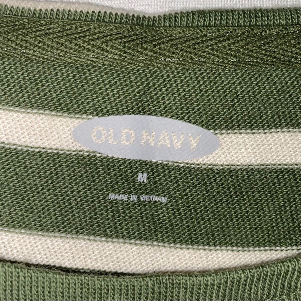 Old Navy Striped Sweater Top Size Medium - Picture 3 of 5